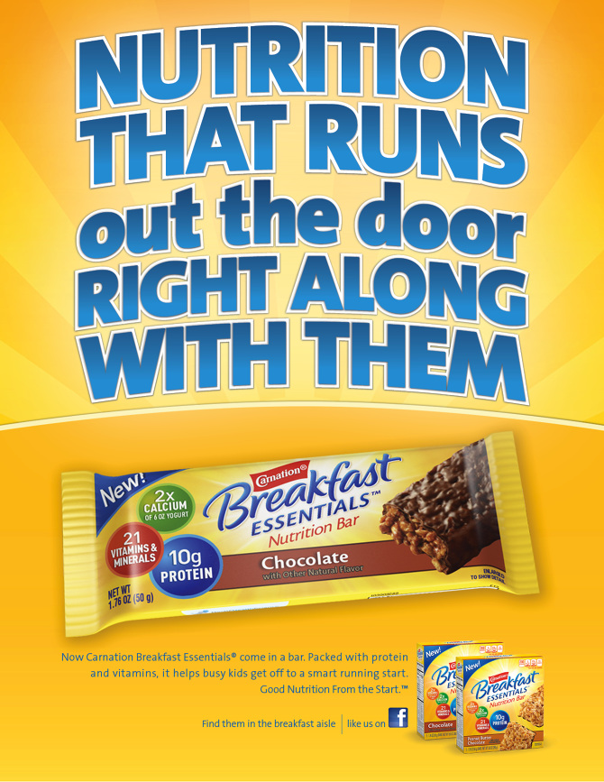 Carnation Breakfast Bar